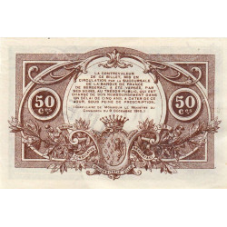Bergerac - Pirot 24-26 - 50 centimes - 15/06/1917 - Annulé - Etat : SUP+