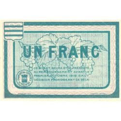 Béziers - Pirot 27-10 - 1 franc - Série K 72.30 - 09/06/1915 - Etat : SUP+