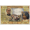 Madagascar - Pick 49bs - 5'000 francs - Série O.00 - 1955 - Spécimen - Etat : SPL