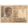 Madagascar - Pick 46a - 100 francs - Série X.1164 - 1950 - Etat : B-