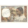 Madagascar - Pick 46bs - 100 francs - Série O.0000 - 1953 - Spécimen - Etat : SPL