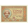 Madagascar - Pick 35b - 5 francs - Série Y.1501 - 1937 - Etat : SUP+