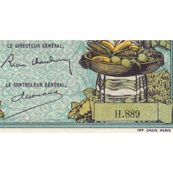 Madagascar - Pick 36b - 10 francs - Série H.889 - 1937 - Etat : SUP-