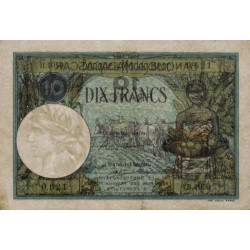 Madagascar - Pick 36b - 10 francs - Série B.1050 - 1937 - Etat : TTB+