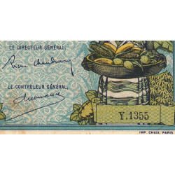 Madagascar - Pick 36b - 10 francs - Série Y.1355 - 1937 - Etat : TB