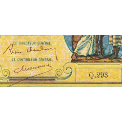 Madagascar - Pick 37b - 20 francs - Série Q.293 - 1937 - Etat : TTB+