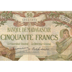 Madagascar - Pick 38c - 50 francs - 1948 - Etat : TB+