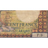 Madagascar - Pick 57a - 100 francs - 20 ariary - 1966 - Etat : B