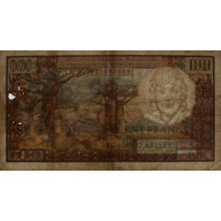 Madagascar - Pick 57a - 100 francs - 20 ariary - Série P.9 - 1964 - Etat : B