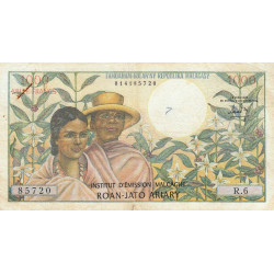 Madagascar - Pick 59 - 1'000 francs - 200 ariary - 1966 - Etat : TB+