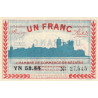 Béziers - Pirot 27-30 - 1 franc - Série YN 53.44 - 13/04/1920 - Etat : SUP