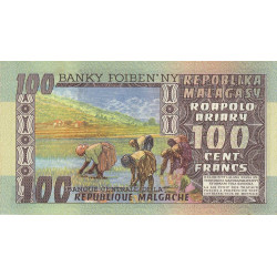 Madagascar - Pick 63 - 100 francs - 20 ariary - 1974 - Etat : NEUF