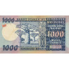 Madagascar - Pick 65 - 1'000 francs - 200 ariary - 1974 - Etat : TTB