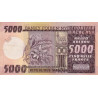 Madagascar - Pick 66 - 5'000 francs - 1'000 ariary - Série A/5 - 1974 - Etat : TB