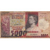 Madagascar - Pick 66 - 5'000 francs - 1'000 ariary - Série A/18 - 1974 - Etat : B-