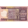 Madagascar - Pick 66r - 5'000 francs - 1'000 ariary - Série Z/1 (rempl.) - 1974 - Etat : TB