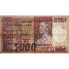 Madagascar - Pick 66r - 5'000 francs - 1'000 ariary - Série Z/1 (rempl.) - 1974 - Etat : TB