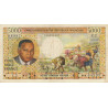 Madagascar - Pick 60 - 5'000 francs - 1'000 ariary - 1966 - Etat : TB+