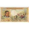 Madagascar - Pick 60 - 5'000 francs - 1'000 ariary - Série Z.2 - 1966 - Etat : TB+