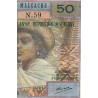 Madagascar - Pick 61b - 50 francs - 10 ariary - Série N.59 - 1971 - Etat : TTB