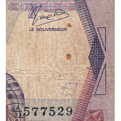 Madagascar - Pick 68b - 1'000 francs - 200 ariary - Série A/33 - 1987 - Etat : B