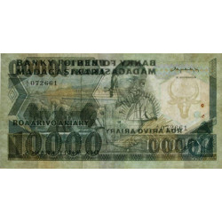 Madagascar - Pick 70a - 10'000 francs - 2'000 ariary - 1983 - Etat : TB+