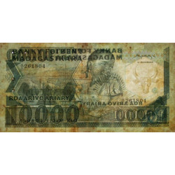 Madagascar - Pick 70a - 10'000 francs - 2'000 ariary - Série A/1 - 1983 - Etat : TB-