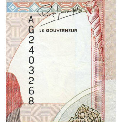 Madagascar - Pick 71b - 500 francs - 100 ariary - Série AG - 1992 - Etat : SUP+