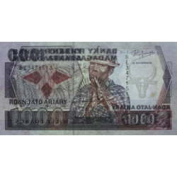 Madagascar - Pick 72b - 1'000 francs - 200 ariary - 1992 - Etat : SPL