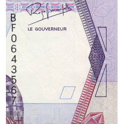 Madagascar - Pick 72b - 1'000 francs - 200 ariary - Série BF - 1992 - Etat : SUP