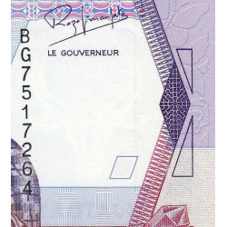 Madagascar - Pick 72b - 1'000 francs - 200 ariary - Série BG - 1992 - Etat : NEUF