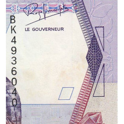 Madagascar - Pick 72b - 1'000 francs - 200 ariary - Série BK - 1992 - Etat : TTB+