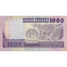 Madagascar - Pick 72b - 1'000 francs - 200 ariary - Série BK - 1992 - Etat : TB+