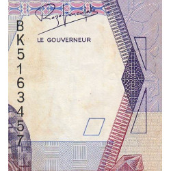 Madagascar - Pick 72b - 1'000 francs - 200 ariary - Série BK - 1992 - Etat : TB+