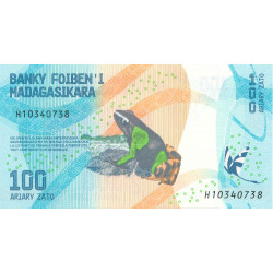 Madagascar - Pick 97a - 100 ariary - Série H - 2017 - Etat : NEUF