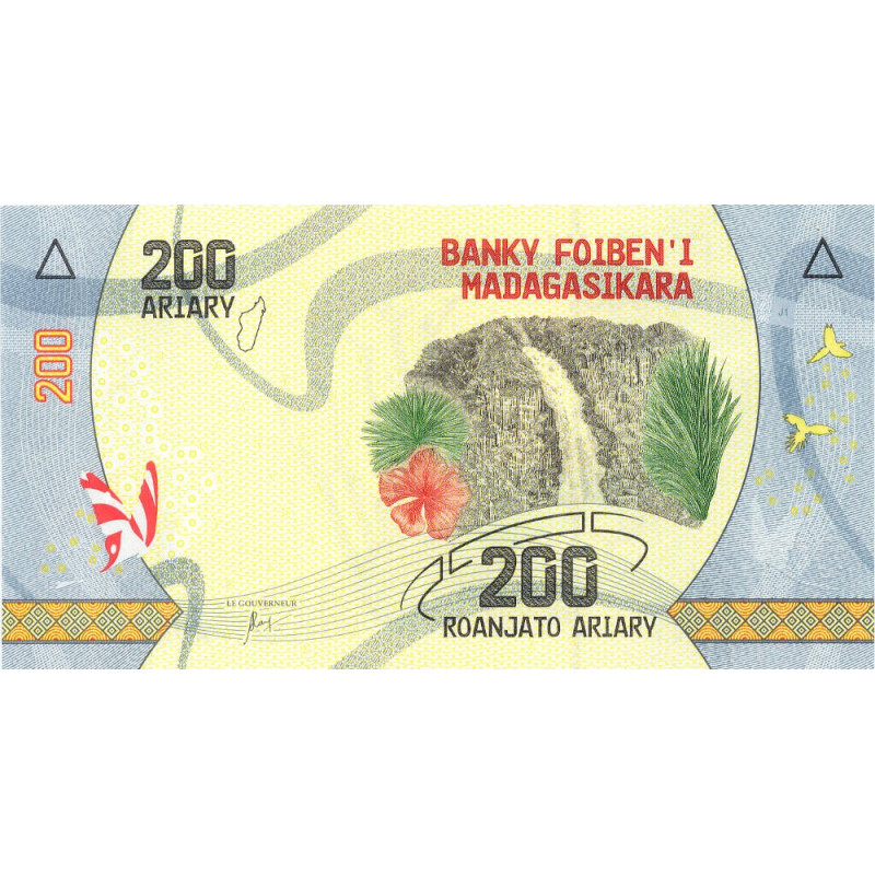 Madagascar - Pick 98 - 200 ariary - Série A - 2017 - Etat : NEUF