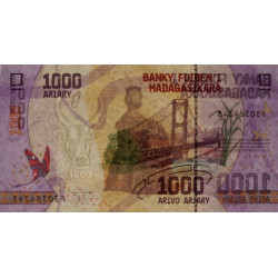 Madagascar - Pick 100a - 1'000 ariary - Série F - 2017 - Etat : NEUF