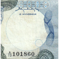 Madagascar - Pick 69a - 5'000 francs - 1'000 ariary - Série A/13 - 1983 - Etat : TB-