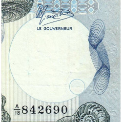 Madagascar - Pick 69b - 5'000 francs - 1'000 ariary - Série A/18 - 1987 - Etat : TB+