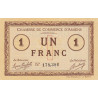 Amiens - Pirot 7-16 variété - 1 franc - 1915 - Etat : SPL