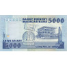 Madagascar - Pick 73b - 5'000 francs - 1'000 ariary - 1992 - Etat : TTB