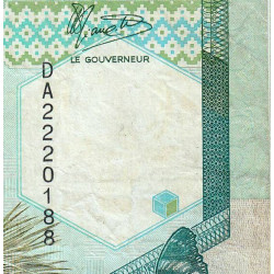 Madagascar - Pick 74a - 10'000 francs - 2'000 ariary - Série DA - 1988 - Etat : TB