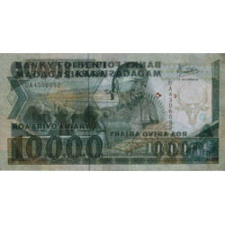 Madagascar - Pick 74a - 10'000 francs - 2'000 ariary - Série DA - 1988 - Etat : TTB-