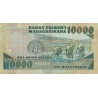 Madagascar - Pick 74b - 10'000 francs - 2'000 ariary - 1992 - Etat : B+