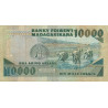 Madagascar - Pick 74b - 10'000 francs - 2'000 ariary - Série DB - 1992 - Etat : B+