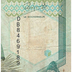 Madagascar - Pick 74b - 10'000 francs - 2'000 ariary - Série DB - 1992 - Etat : B+