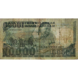 Madagascar - Pick 74b - 10'000 francs - 2'000 ariary - Série DC - 1992 - Etat : TB-