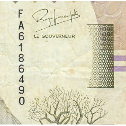 Madagascar - Pick 74Aa - 25'000 francs - 5'000 ariary - Série FA - 1993 - Etat : TB+