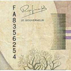 Madagascar - Pick 74Aa - 25'000 francs - 5'000 ariary - Série FA - 1993 - Etat : B+