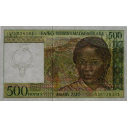 Madagascar - Pick 75a - 500 francs - 100 ariary - Série A - 1994 - Etat : NEUF